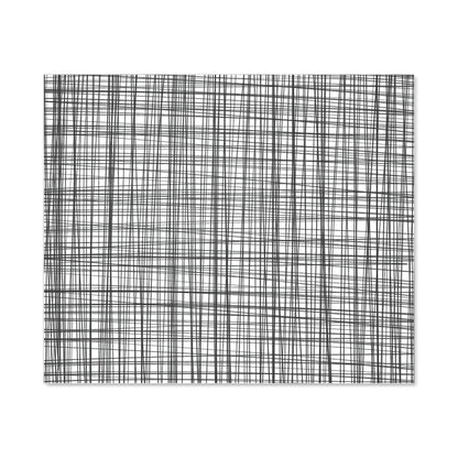 Monochrome Pencil Scribble Kitchen Splashback