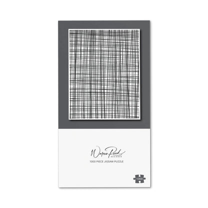 Monochrome Pencil Scribble Jigsaw Puzzle