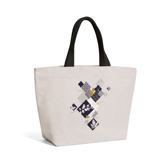 Abstract Botanical Beach Shopper Tote Bag