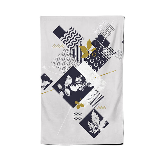 Abstract Botanical Tea Towel