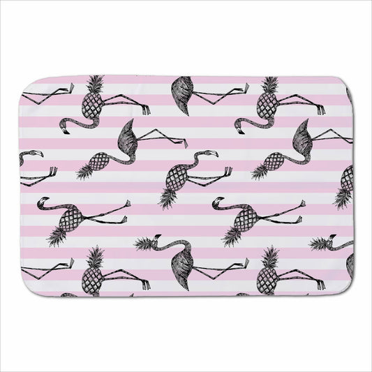 Pineapple Flamingo Sherpa Blanket