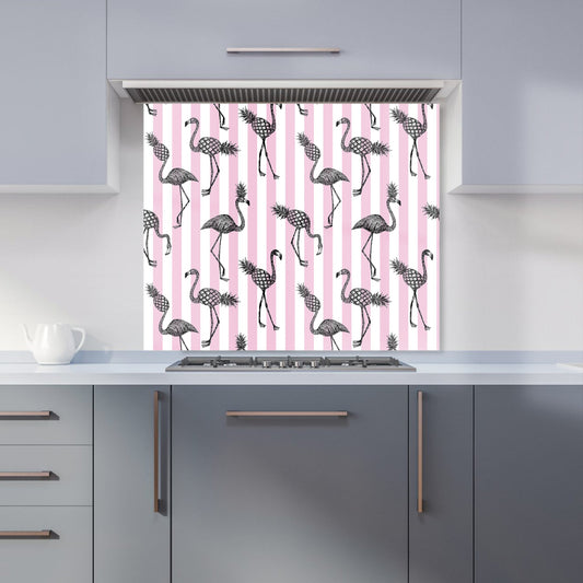 Pineapple Flamingo Kitchen Splashback