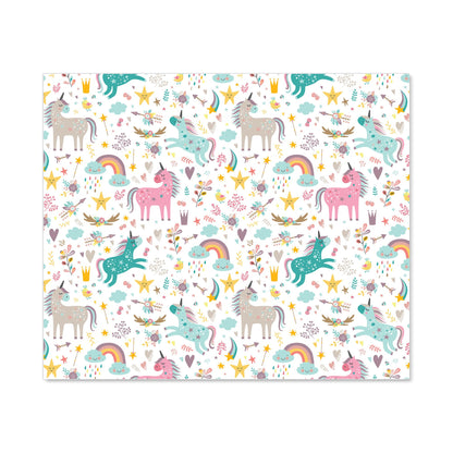 Unicorn And Rainbows Kitchen Splashback