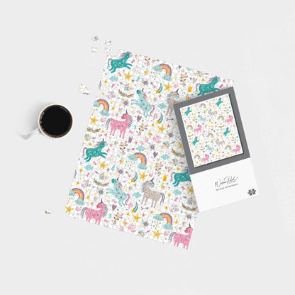 Unicorn And Rainbows Jigsaw Puzzle