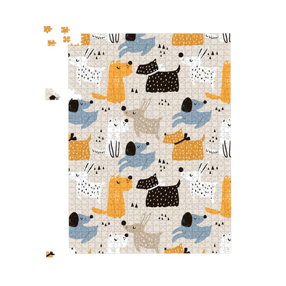 Hand Drawn Dogs Jigsaw Puzzle