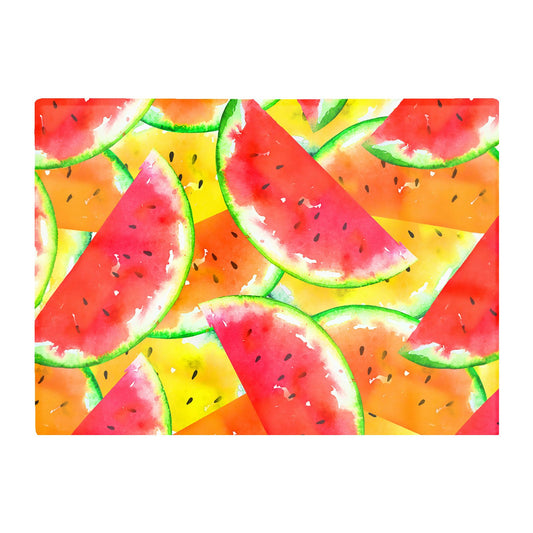 Melon Print Glass Chopping Board