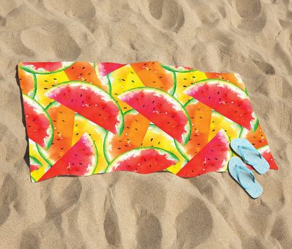 Melon Print Beach Towel