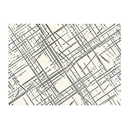 Monochrome Distressted Pattern Glass Chopping Board