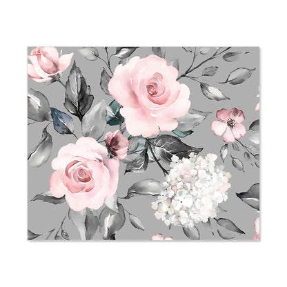 Dusty Pink Roses Kitchen Splashback