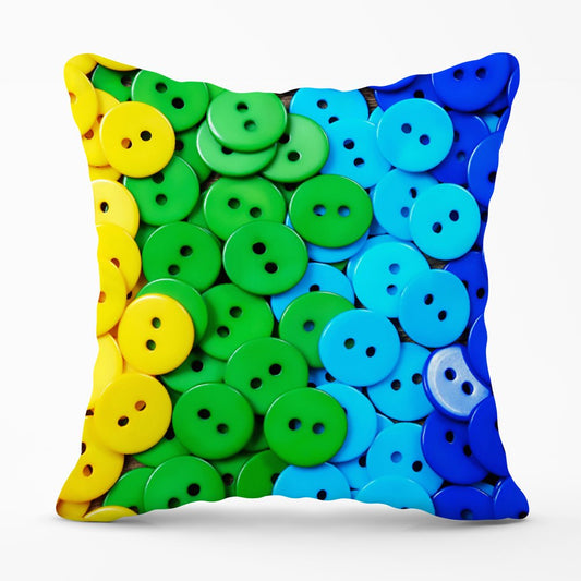 Colourful Buttons Cushions