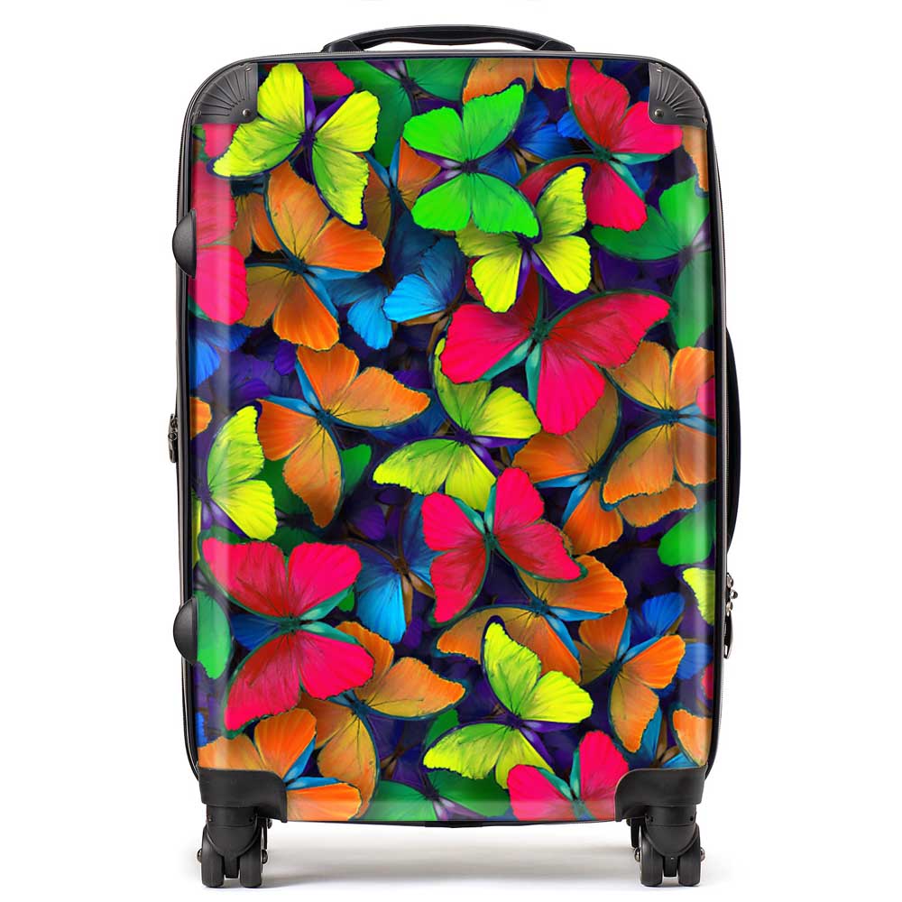 Rainbow Butterflies Suitcase