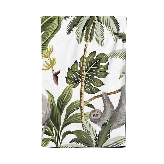 Tropical Sloths Tea Towel
