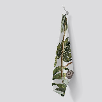 Tropical Sloths Tea Towel