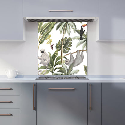 Tropical Sloths Kitchen Splashback