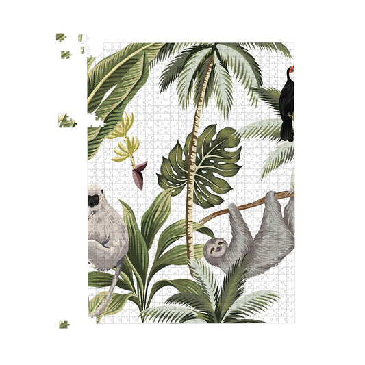 Tropical Sloths Jigsaw Puzzle