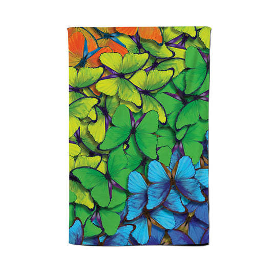 Multicoloured Butterflies Tea Towel