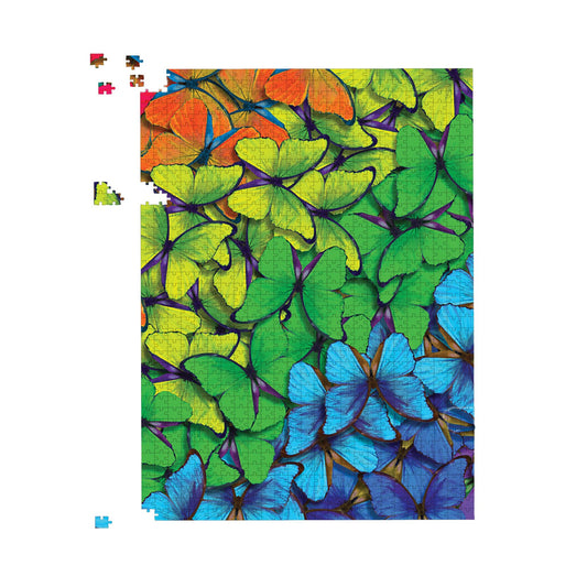 Multicoloured Butterflies Jigsaw Puzzle