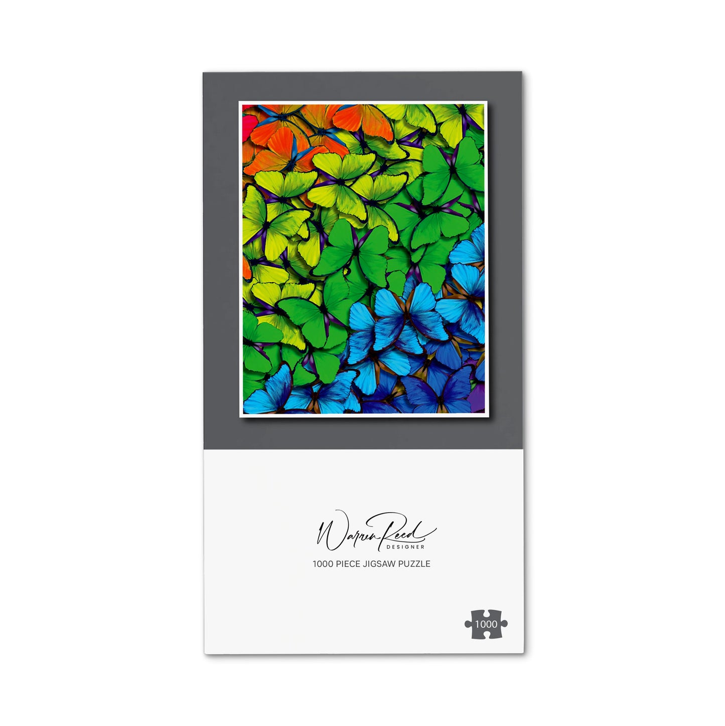 Multicoloured Butterflies Jigsaw Puzzle