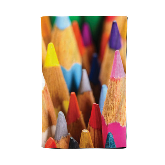 Colouring Pencils Tea Towel