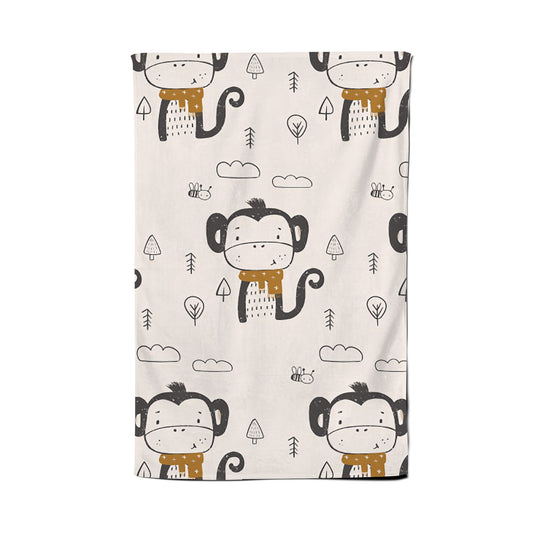Monkey Forest Tea Towel