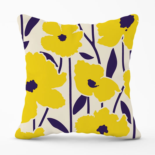 Vintage Tropical Flowers Cushions
