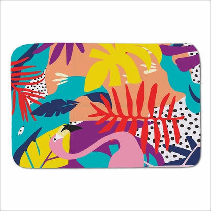 Tropical Flamingoes Sherpa Blanket