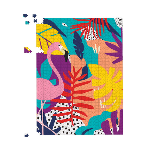 Tropical Flamingoes Jigsaw Puzzle