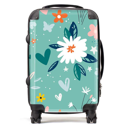 Garden Summer Flowers Suitcase