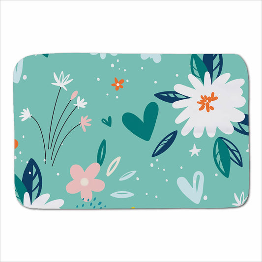 Garden Summer Flowers Sherpa Blanket