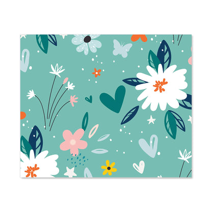 Garden Summer Flowers Kitchen Splashback