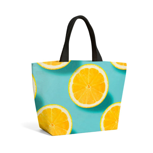 Fresh Lemons Beach Shopper Tote Bag