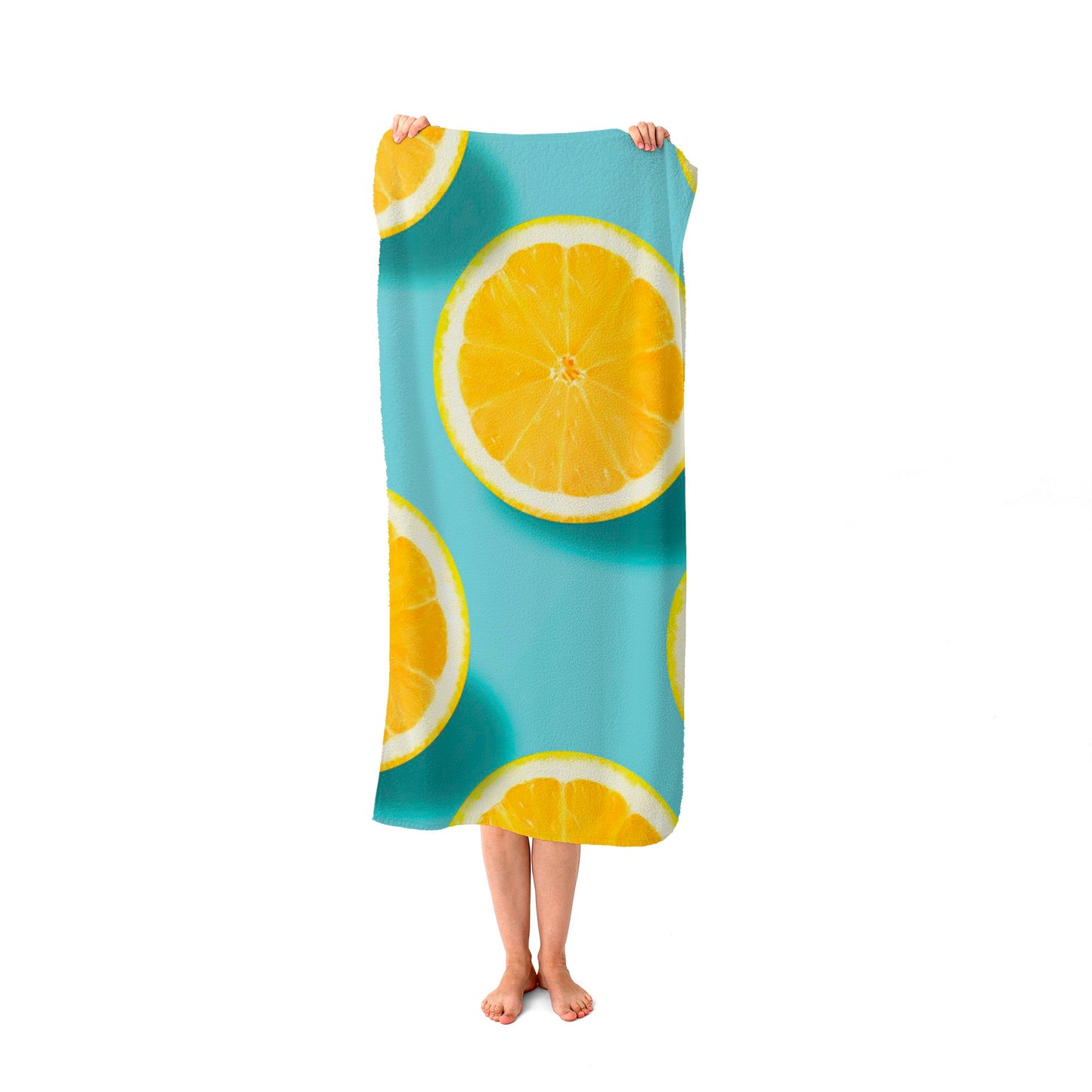 Fresh Lemons Beach Towel