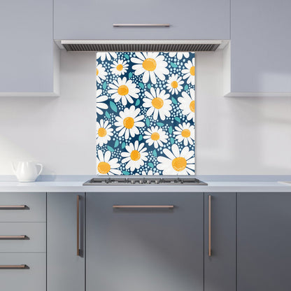 Camomile Flowers Kitchen Splashback