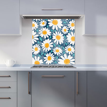 Camomile Flowers Kitchen Splashback