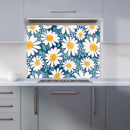 Camomile Flowers Kitchen Splashback