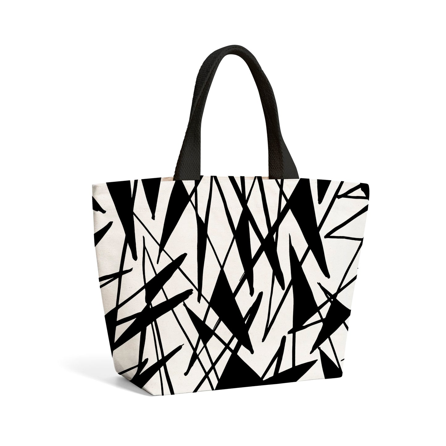 Brush Abstract Pattern Beach Shopper Tote Bag