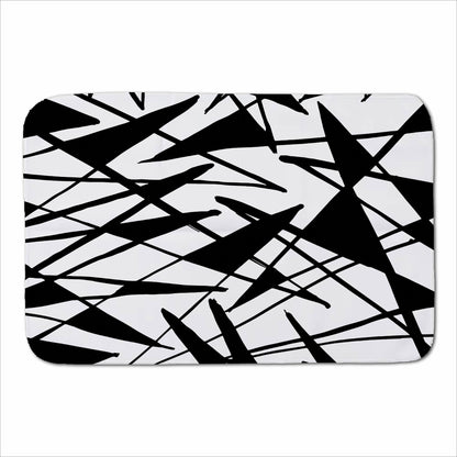 Brush Abstract Pattern Sherpa Blanket