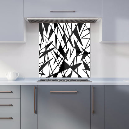 Brush Abstract Pattern Kitchen Splashback