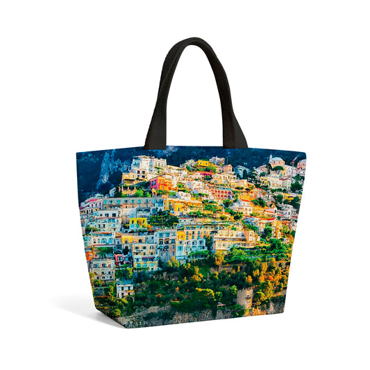 Positano, Amalfi Coast Beach Shopper Tote Bag