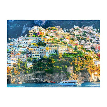 Positano Amalfi Coast Glass Chopping Board