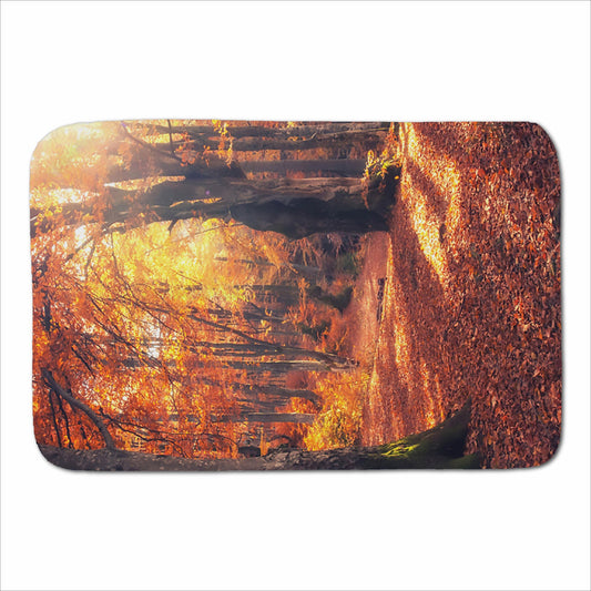 Autumn Forest Sherpa Blanket