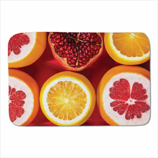 Citrus And Pomegranate Sherpa Blanket