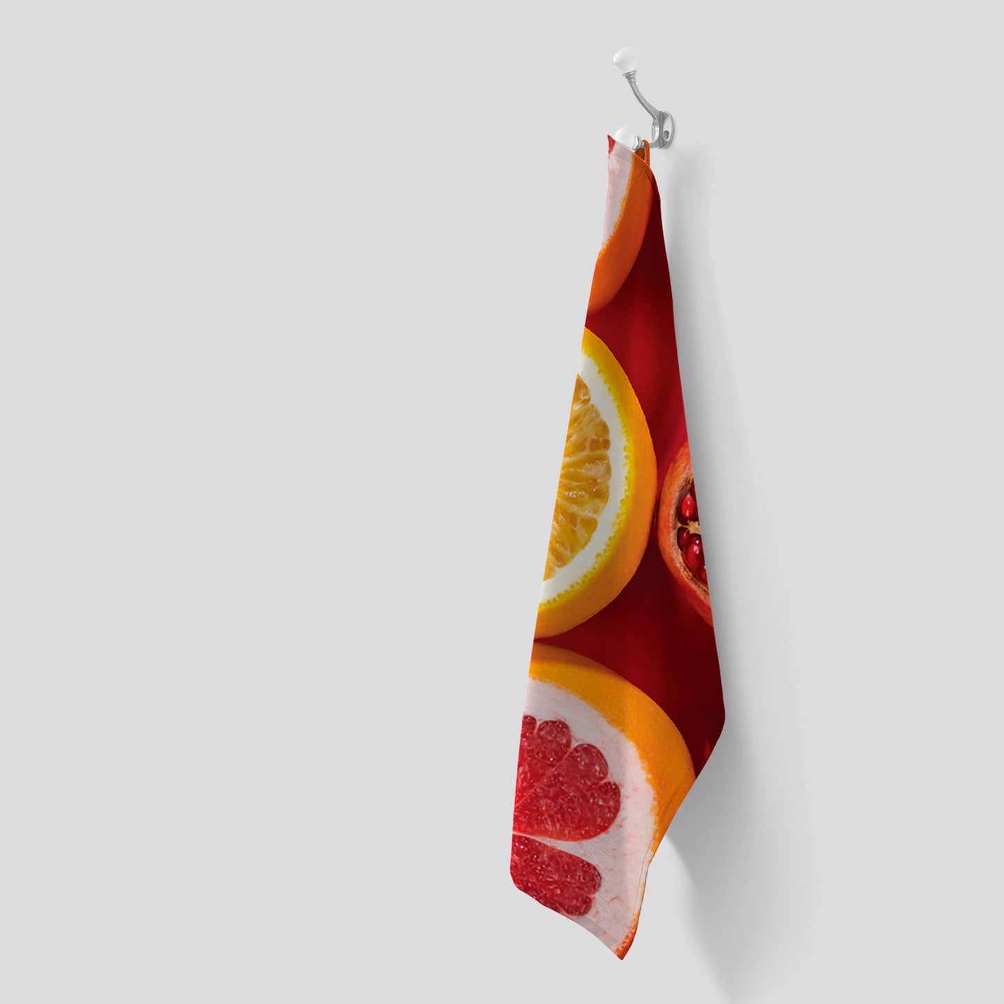 Citrus And Pomegranate Tea Towel