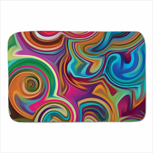 Colourful Wave Pattern Sherpa Blanket