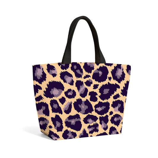 Leopard Print Beach Shopper Tote Bag