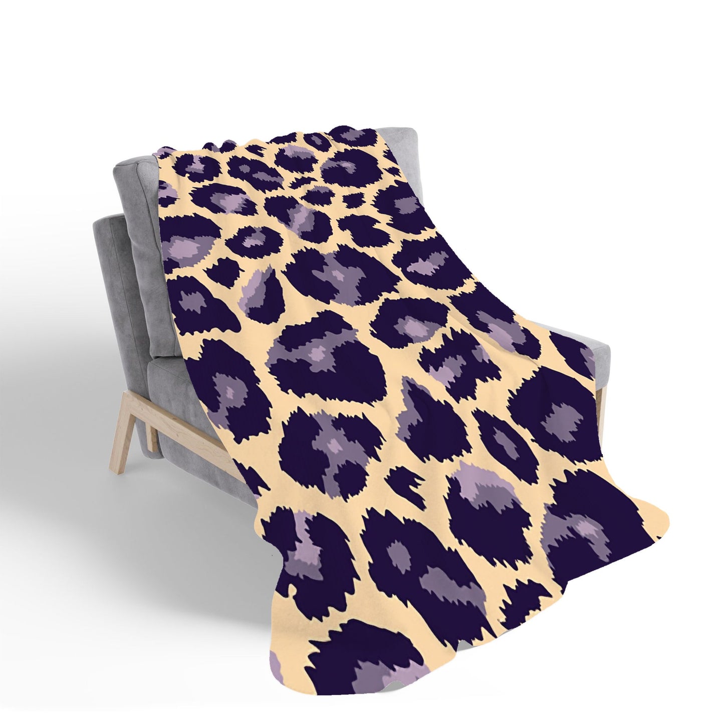 Leopard Print Sherpa Blanket