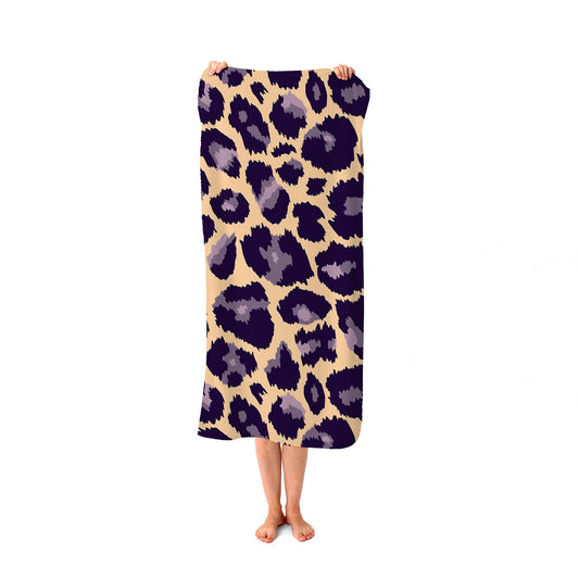 Leopard Print Beach Towel