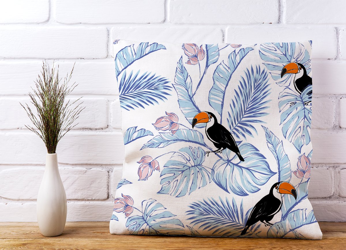Tropical Toucan Cushions