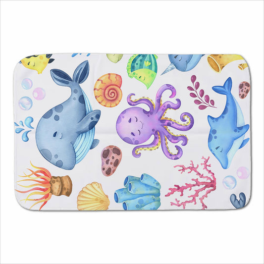 Children'S Sea Life Sherpa Blanket