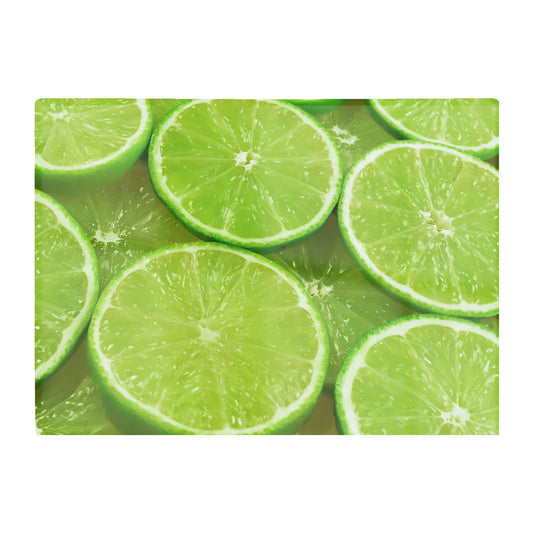 Fresh Limes Glass Chopping Board